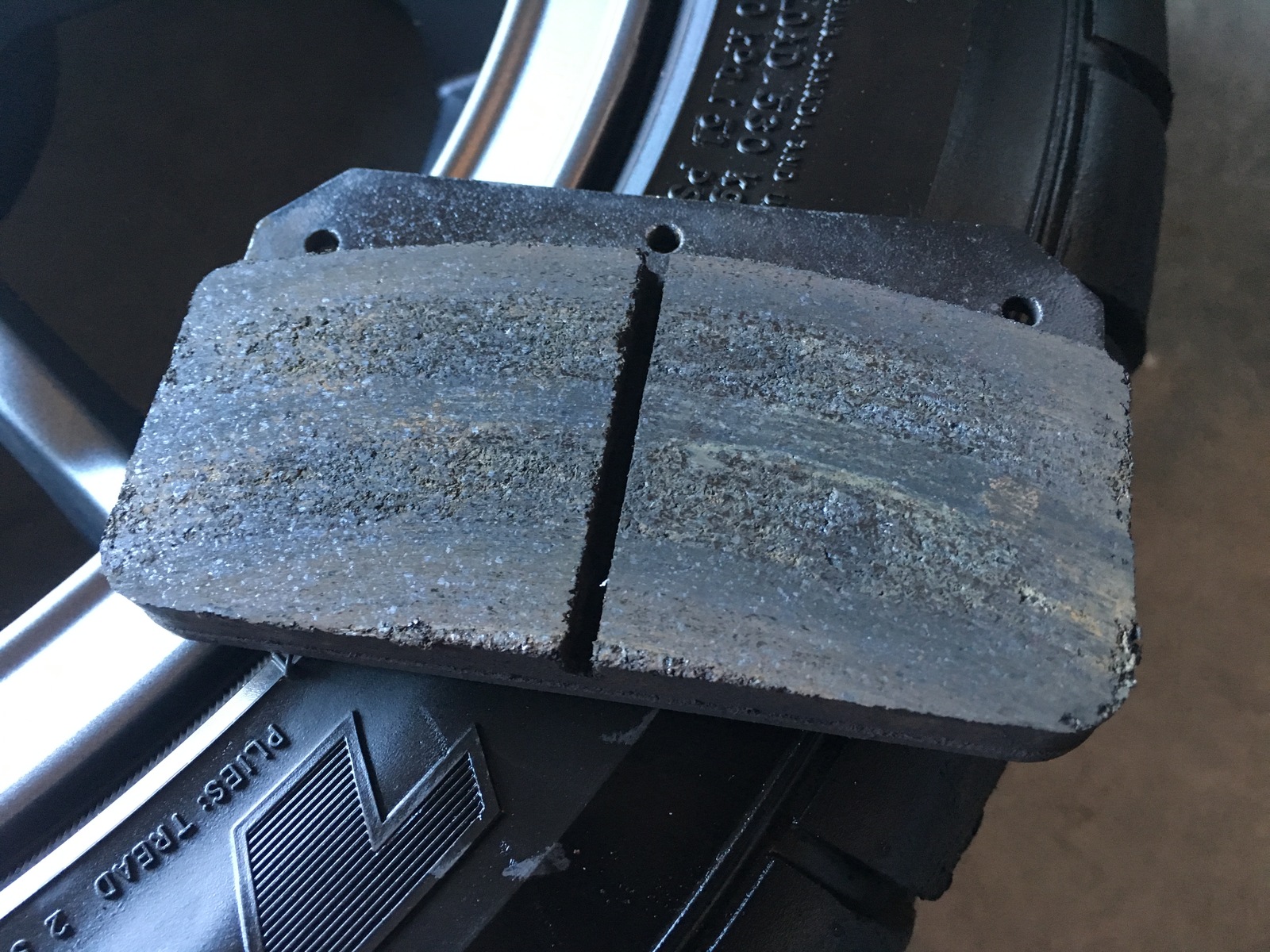 Glazed brakes fixed 