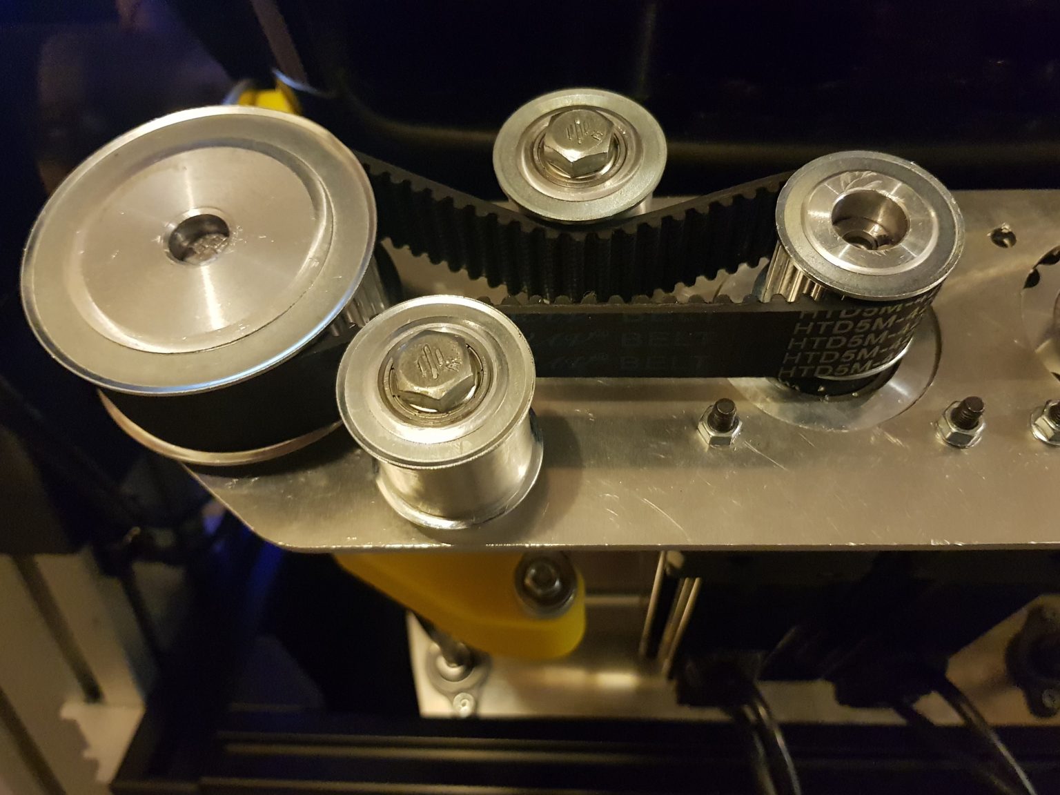 DIY GSeat Prototype 3 Bigger belts, pulleys, thinking about Argon